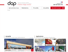 Tablet Screenshot of dap.fr